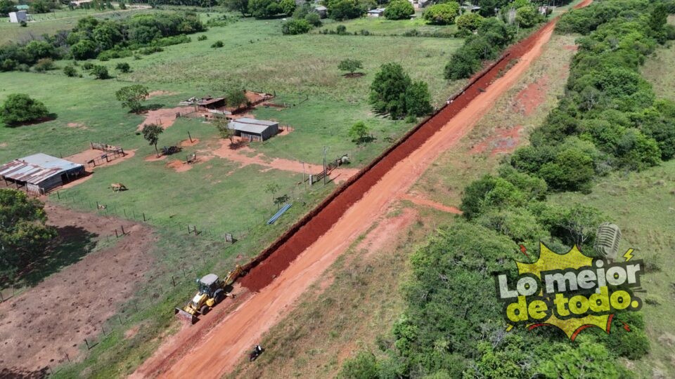 El Municipio continúa con la extensión de la red de agua en sectores puntuales