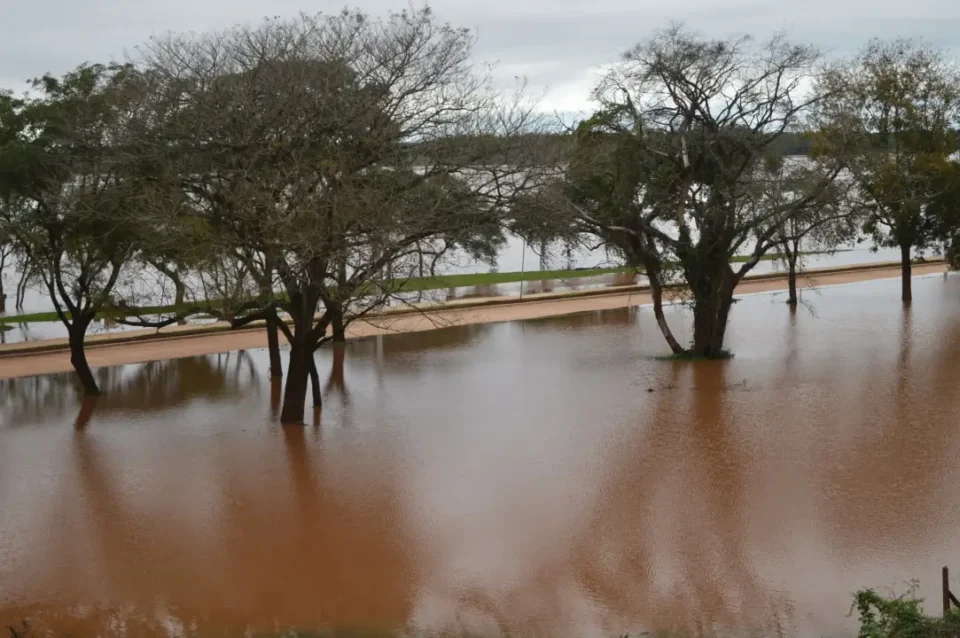 Comportamiento del Rio Uruguay, jueves 23 de julio a las 07 hs